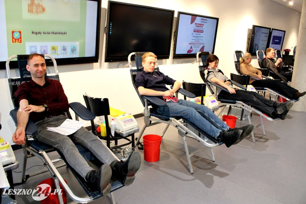 Samorządowa kropla krwi w bibliotece