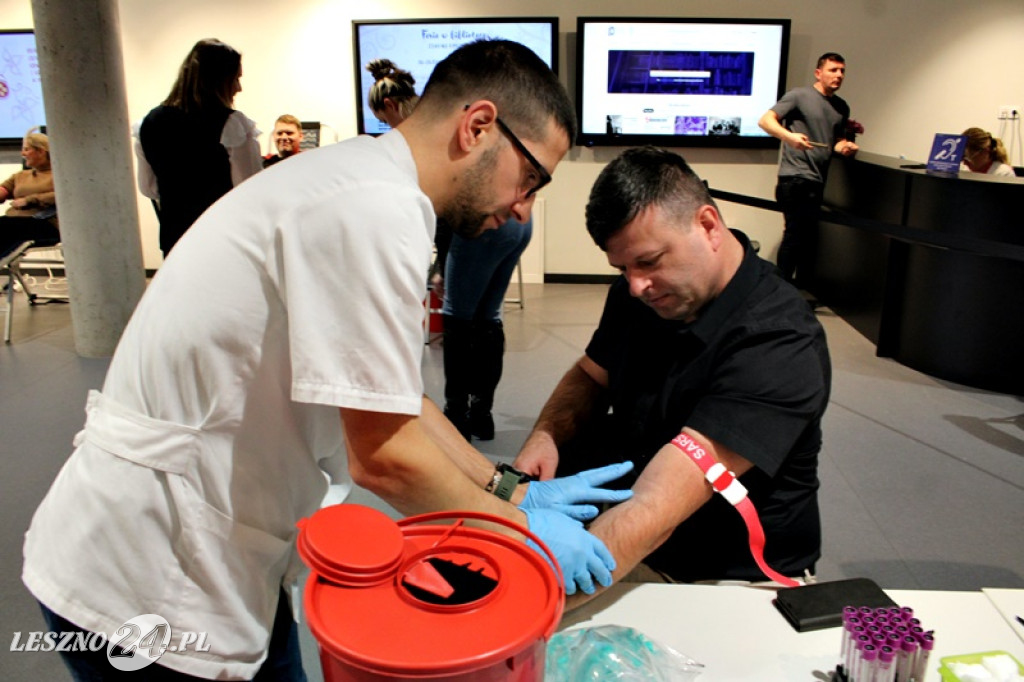 Samorządowa kropla krwi w bibliotece