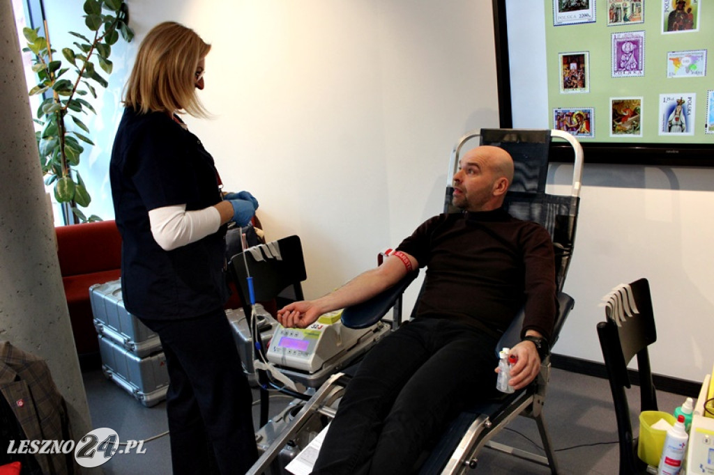 Samorządowa kropla krwi w bibliotece