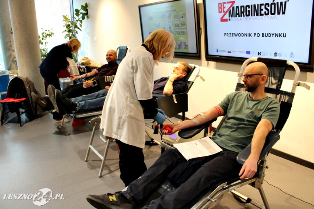 Samorządowa kropla krwi w bibliotece