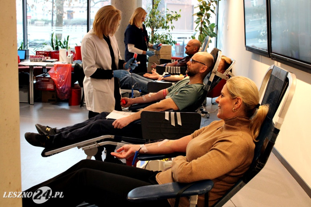 Samorządowa kropla krwi w bibliotece