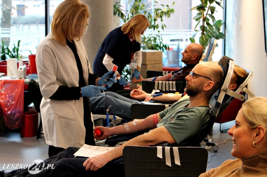 Samorządowa kropla krwi w bibliotece