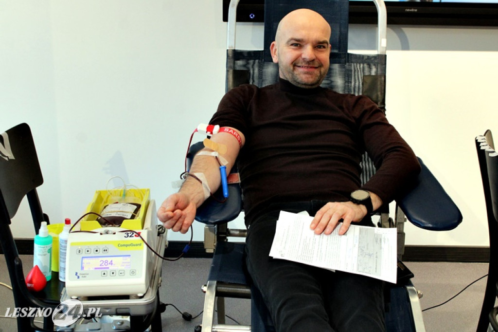 Samorządowa kropla krwi w bibliotece