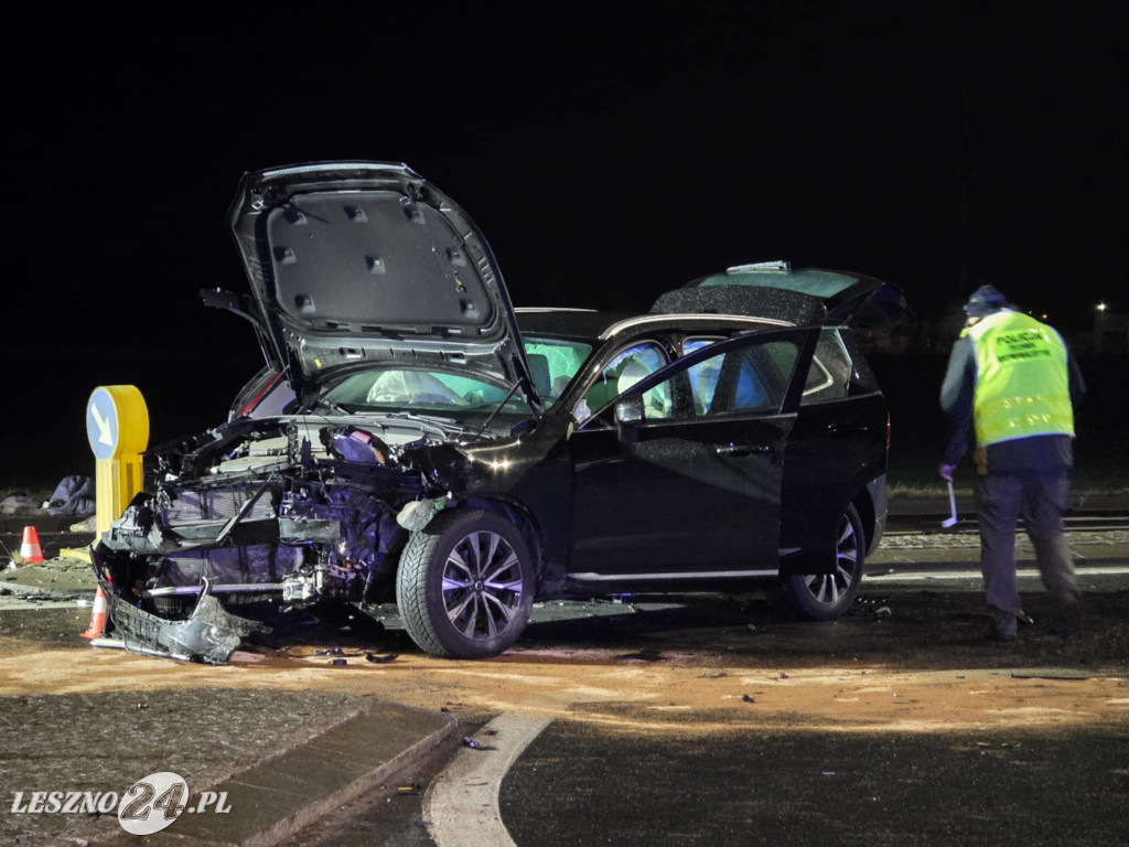 Wypadek na ulicy Osieckiej w Lesznie