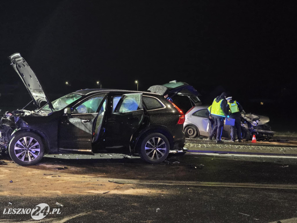 Wypadek na ulicy Osieckiej w Lesznie