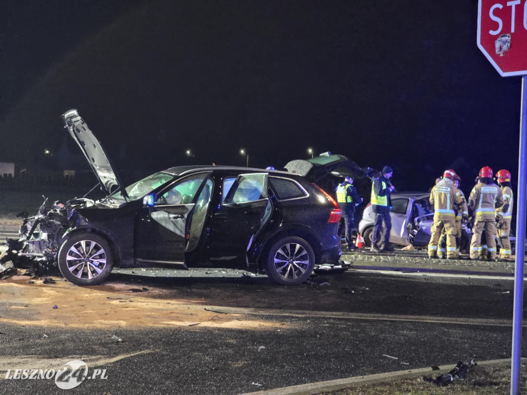 Wypadek na ulicy Osieckiej w Lesznie