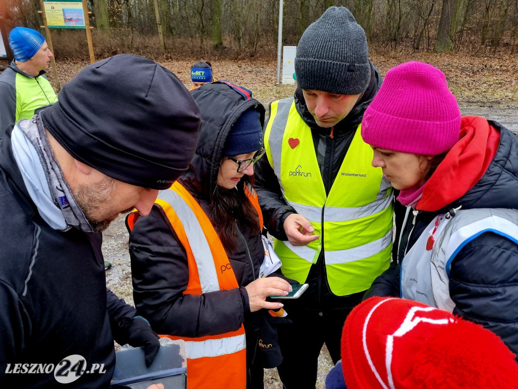 Parkrun Walentynkowy w Lesznie