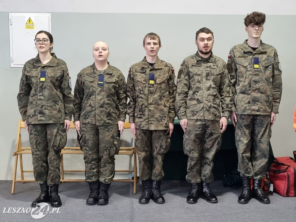 Pasowanie na kadetów w Zespole Szkół nr 4 w Lesznie