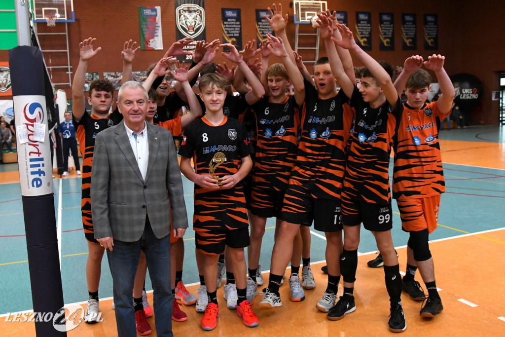 Mistrzostwa Wielkopolski Młodzików w piłce siatkowej w Lesznie