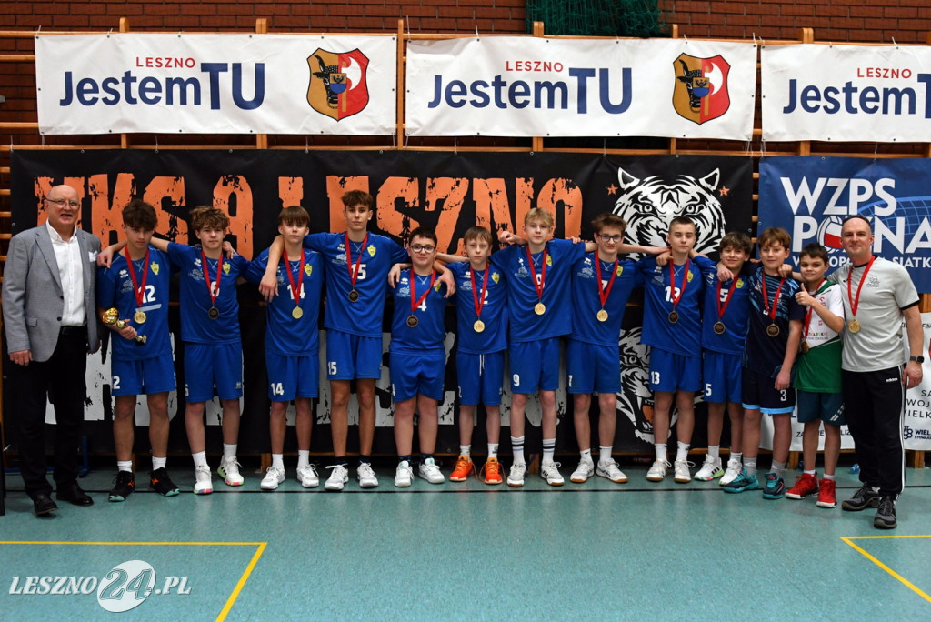 Mistrzostwa Wielkopolski Młodzików w piłce siatkowej w Lesznie