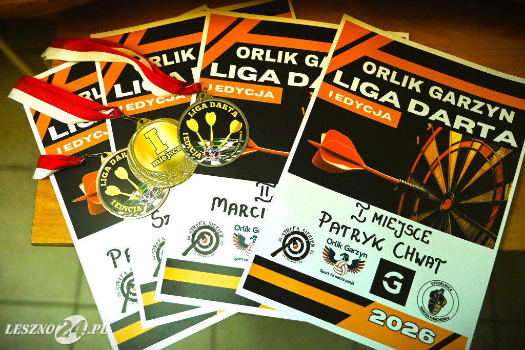 Zawody w darta na Orliku w Garzynie