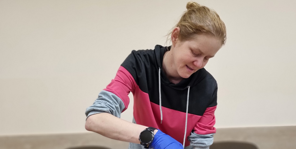 Kiermasz ciasta dla Iwony Giery z Lipna