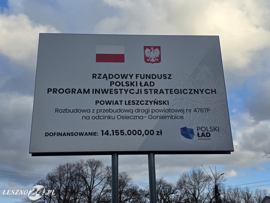 Wycinka drzew przy drodze Lipno-Goniembice