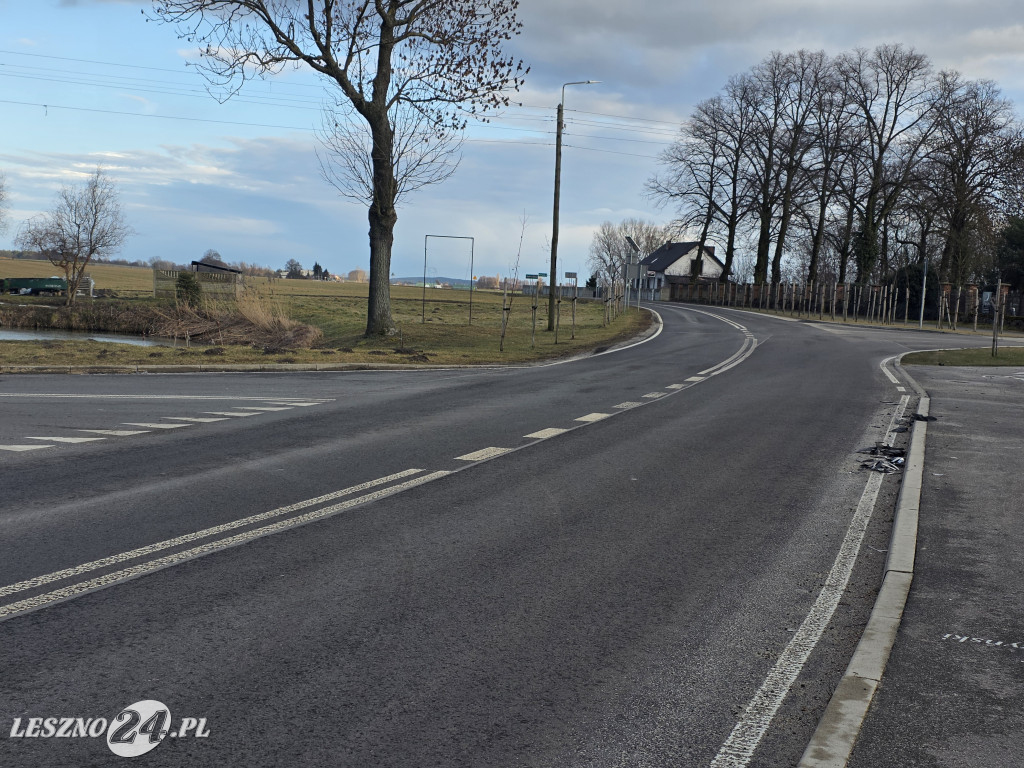 Wycinka drzew przy drodze Lipno-Goniembice