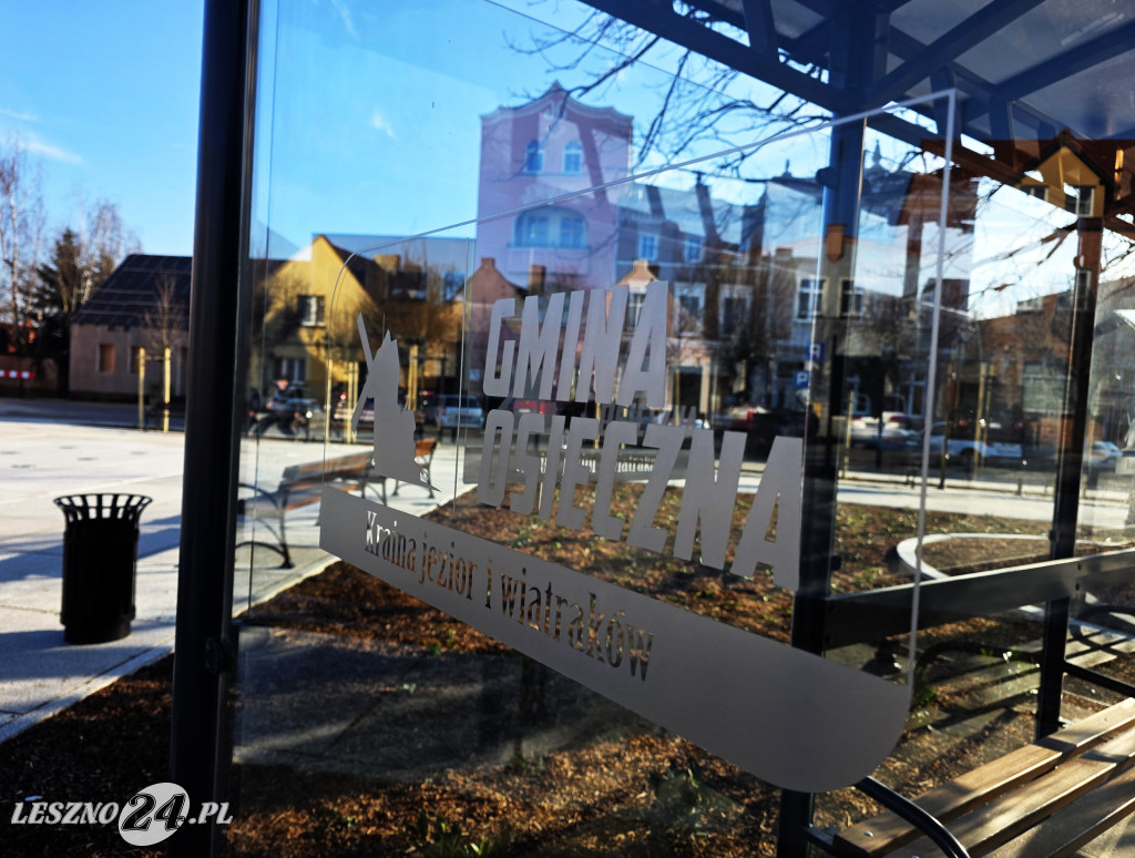 Rynek w Osiecznej po remoncie