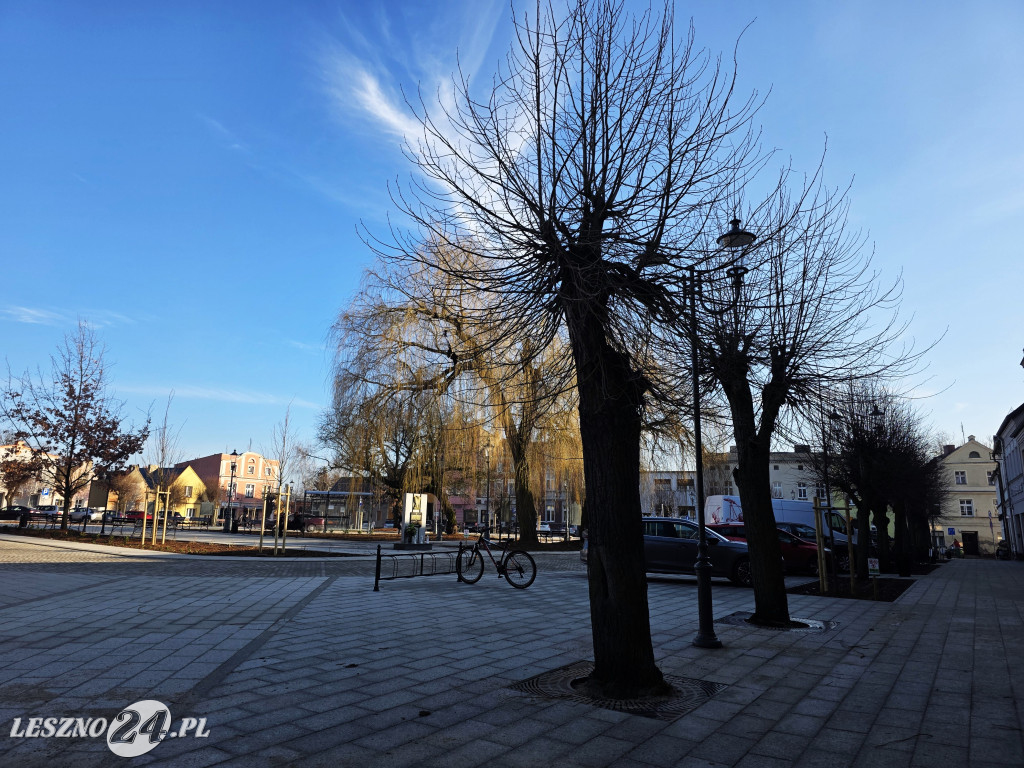 Rynek w Osiecznej po remoncie
