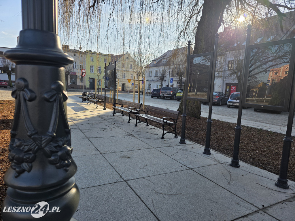 Rynek w Osiecznej po remoncie