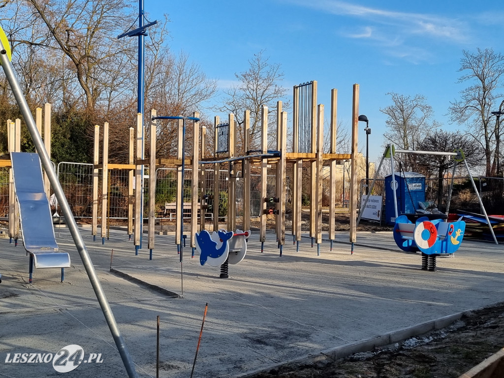 Modernizacja placu zabaw w Parku 1000-lecia w Lesznie