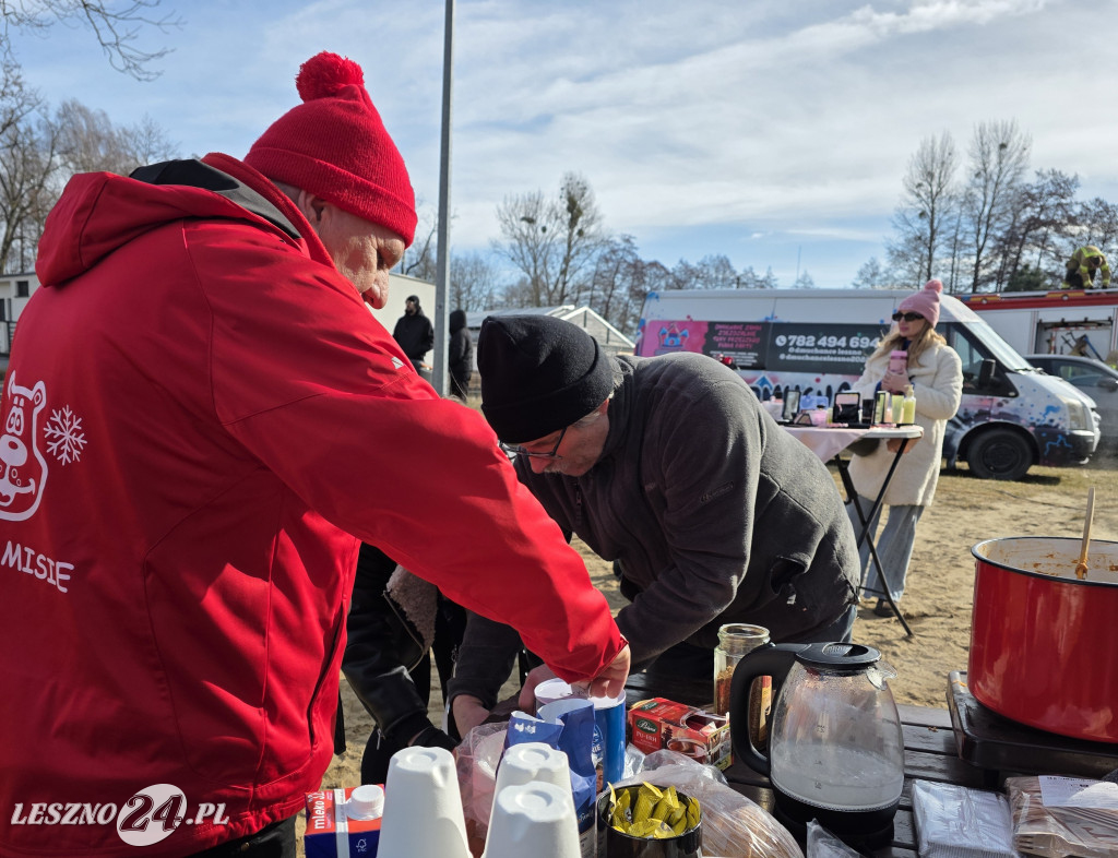 Morsowanie dla Kasi w jeziorze w Osiecznej