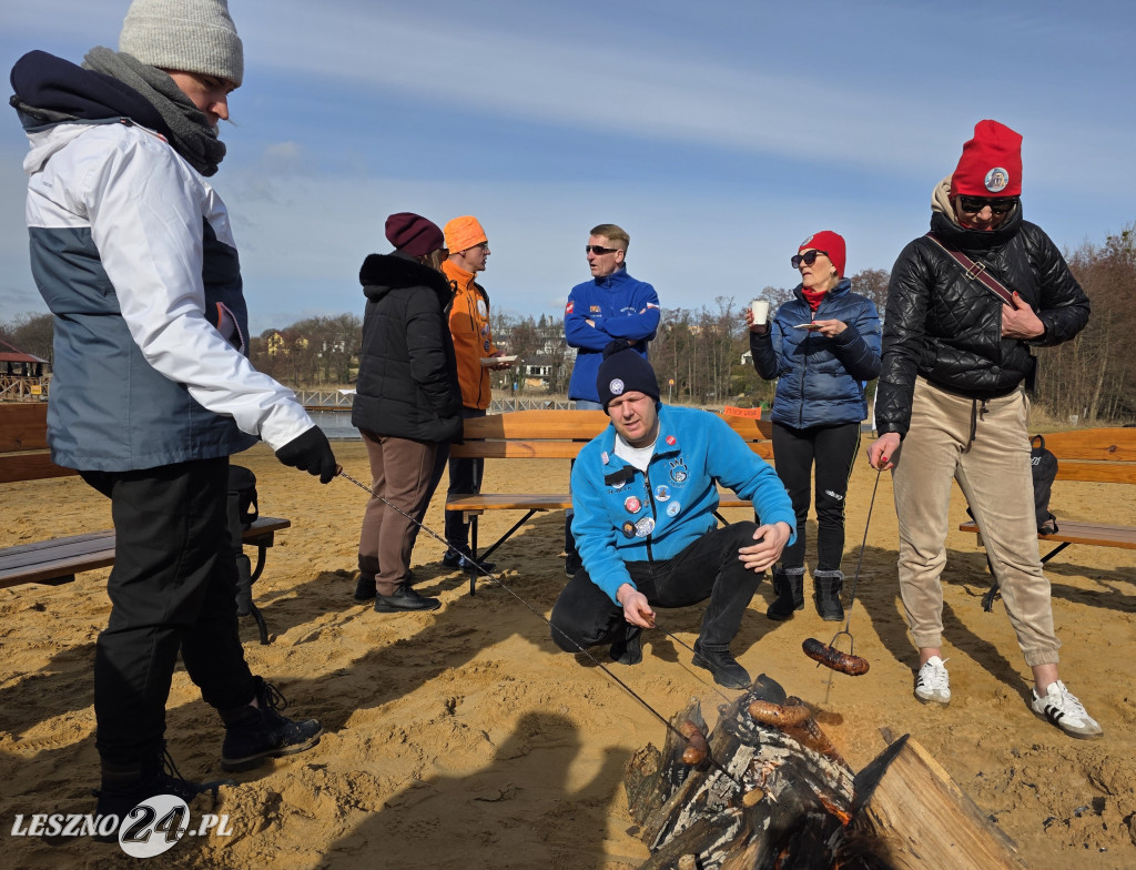Morsowanie dla Kasi w jeziorze w Osiecznej