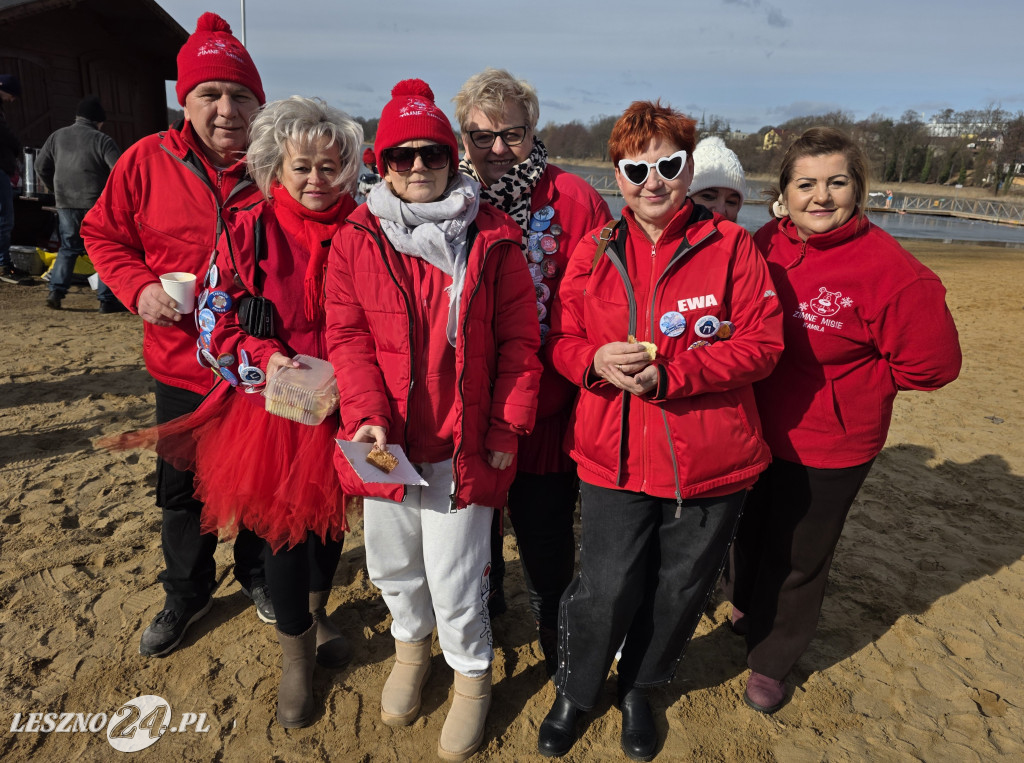 Morsowanie dla Kasi w jeziorze w Osiecznej