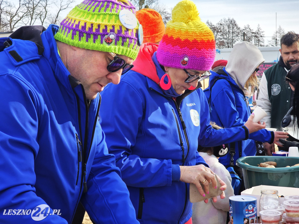 Morsowanie dla Kasi w jeziorze w Osiecznej