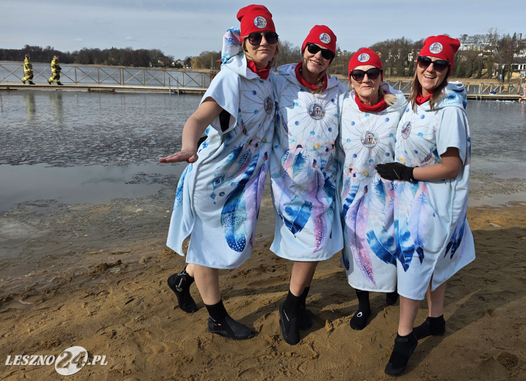 Morsowanie dla Kasi w jeziorze w Osiecznej