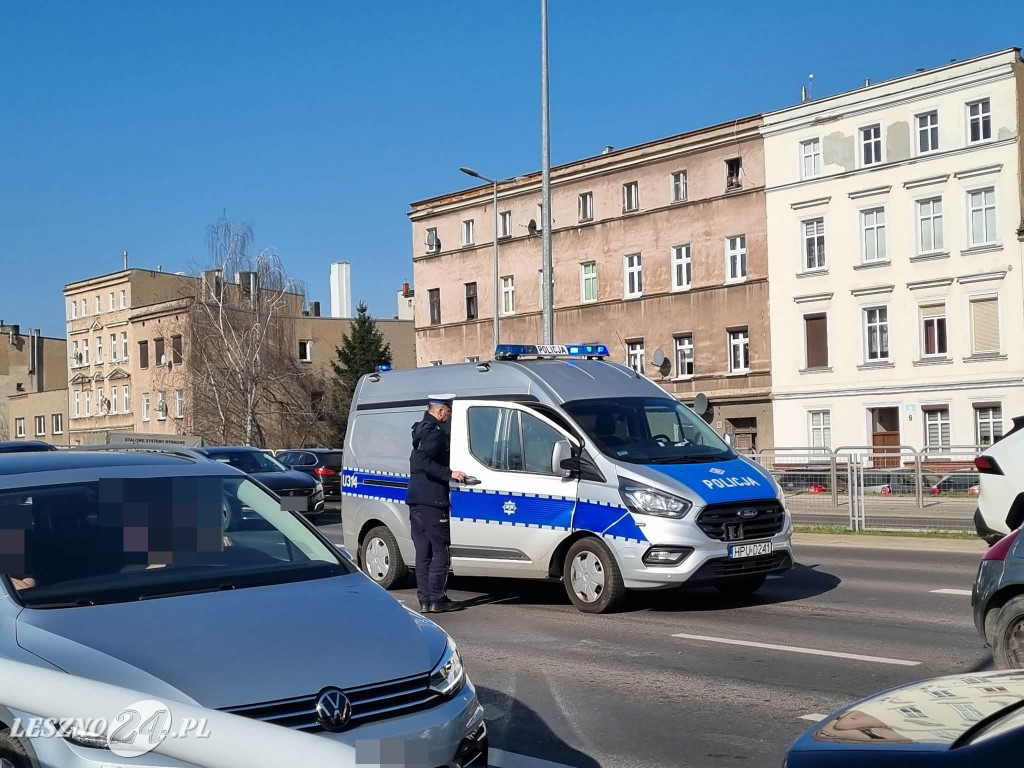 Karambol w Lesznie. Zderzyło się pięć aut
