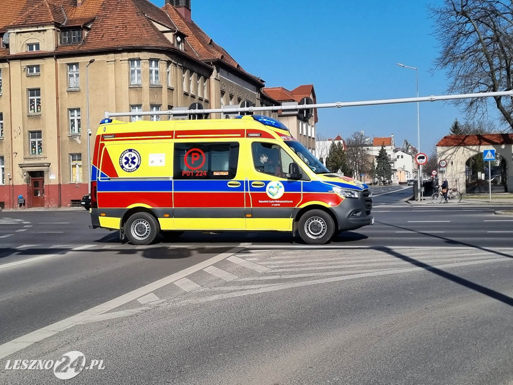 Karambol w Lesznie. Zderzyło się pięć aut