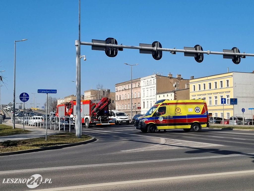 Karambol w Lesznie. Zderzyło się pięć aut