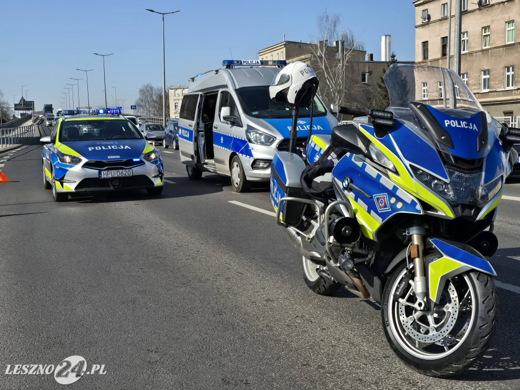 Karambol w Lesznie. Zderzyło się pięć aut