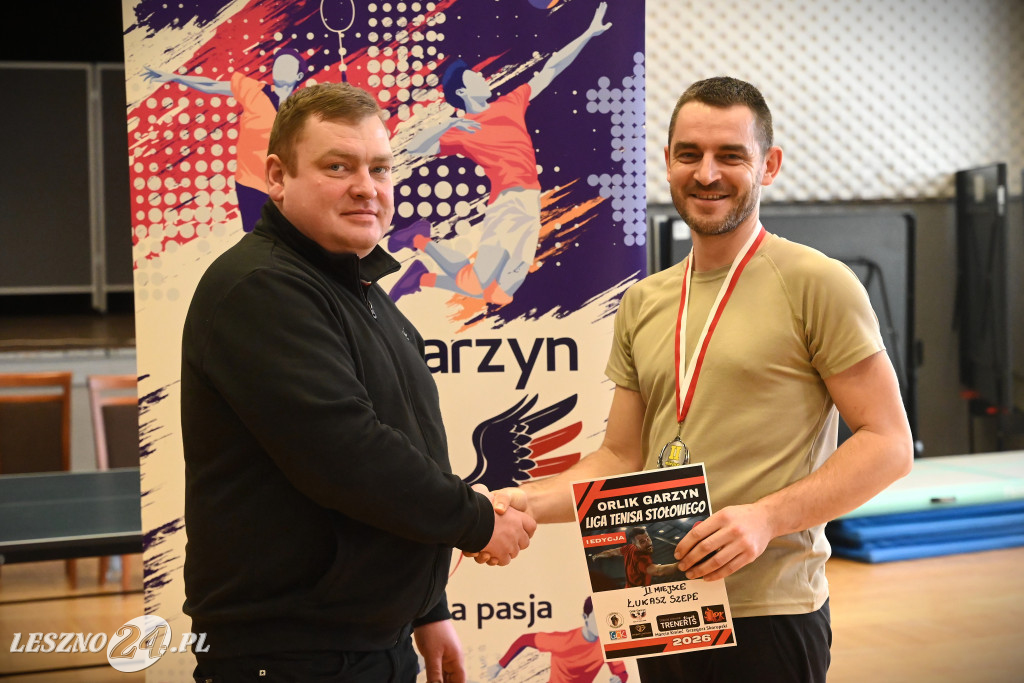 Turniej tenisa stołowego w Garzynie