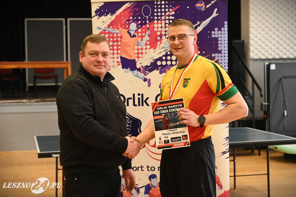 Turniej tenisa stołowego w Garzynie