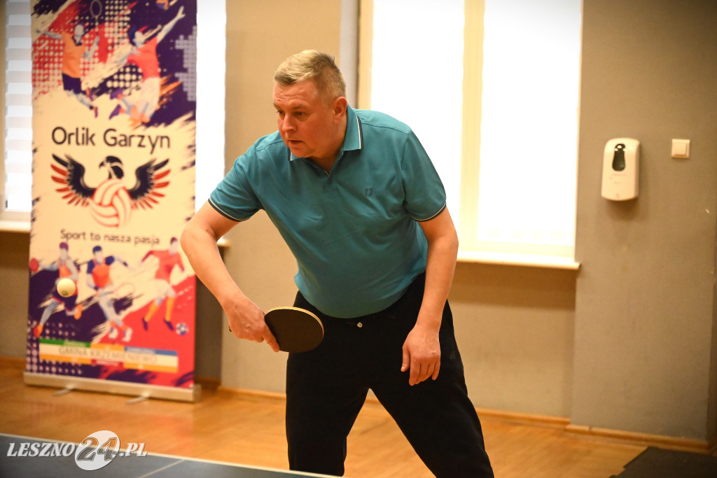 Turniej tenisa stołowego w Garzynie