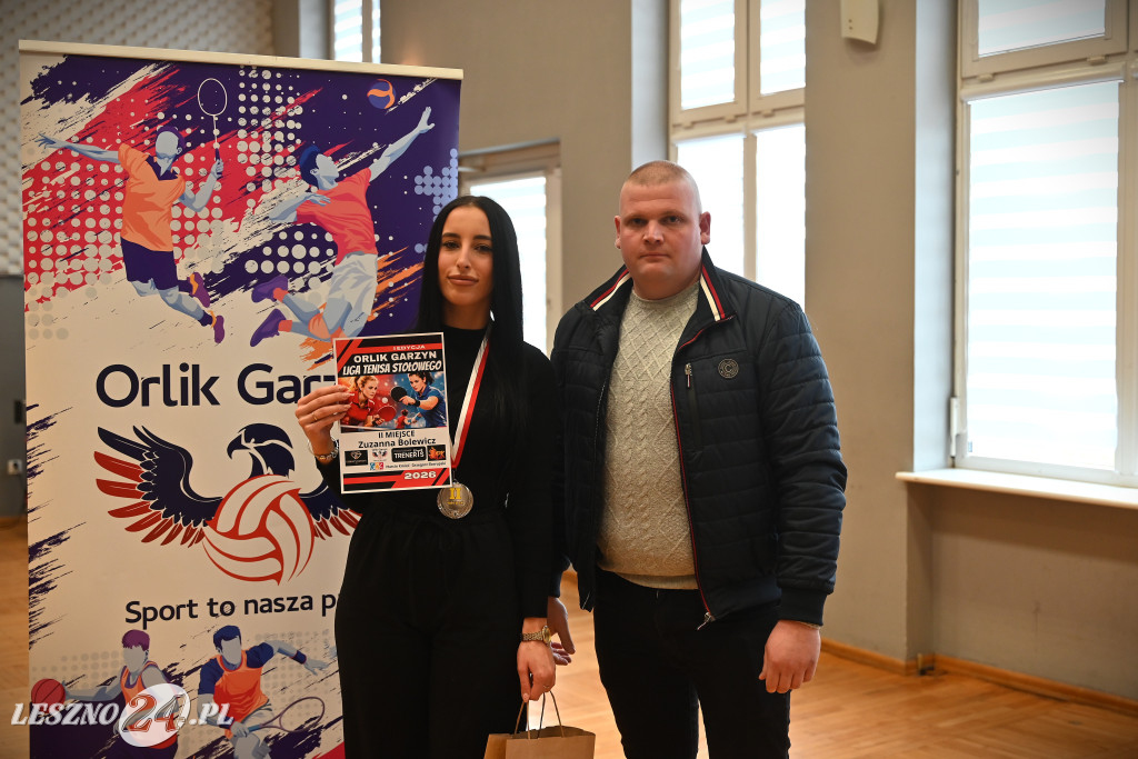 Turniej tenisa stołowego w Garzynie