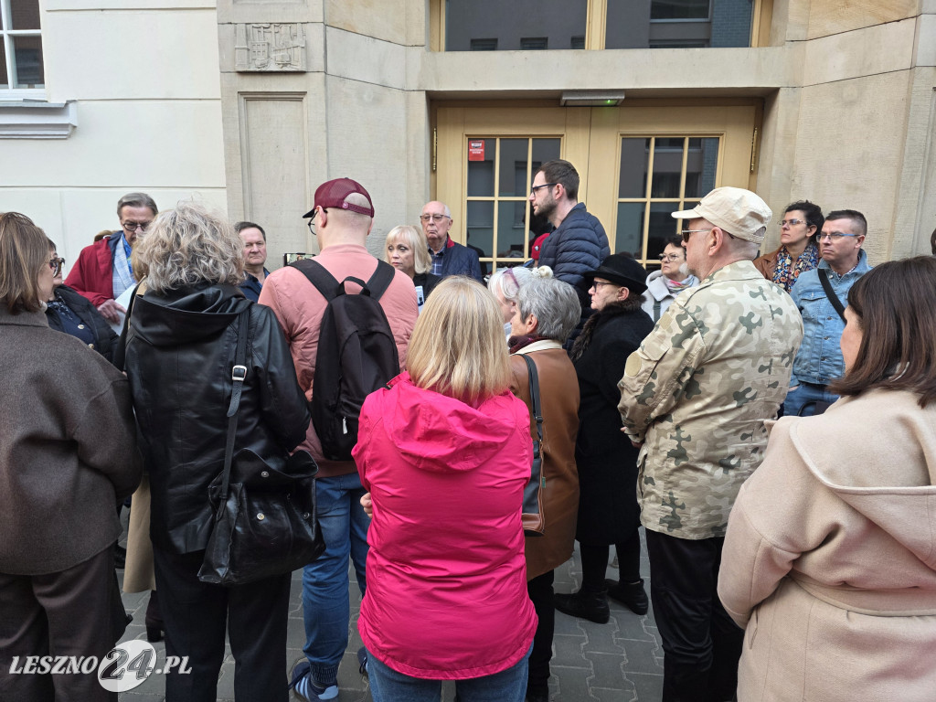 Protest lekarzy przed siedzibą WIL w Lesznie