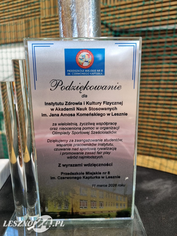 XII Leszczyńska Olimpiada Sześciolatków w Lesznie