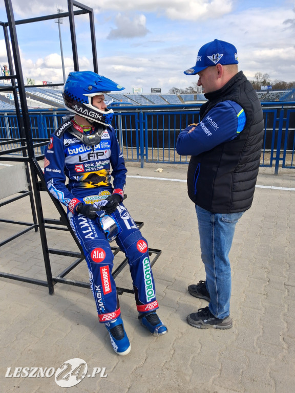 Pierwszy trening żużlowców Fogo Unii na Smoczyku