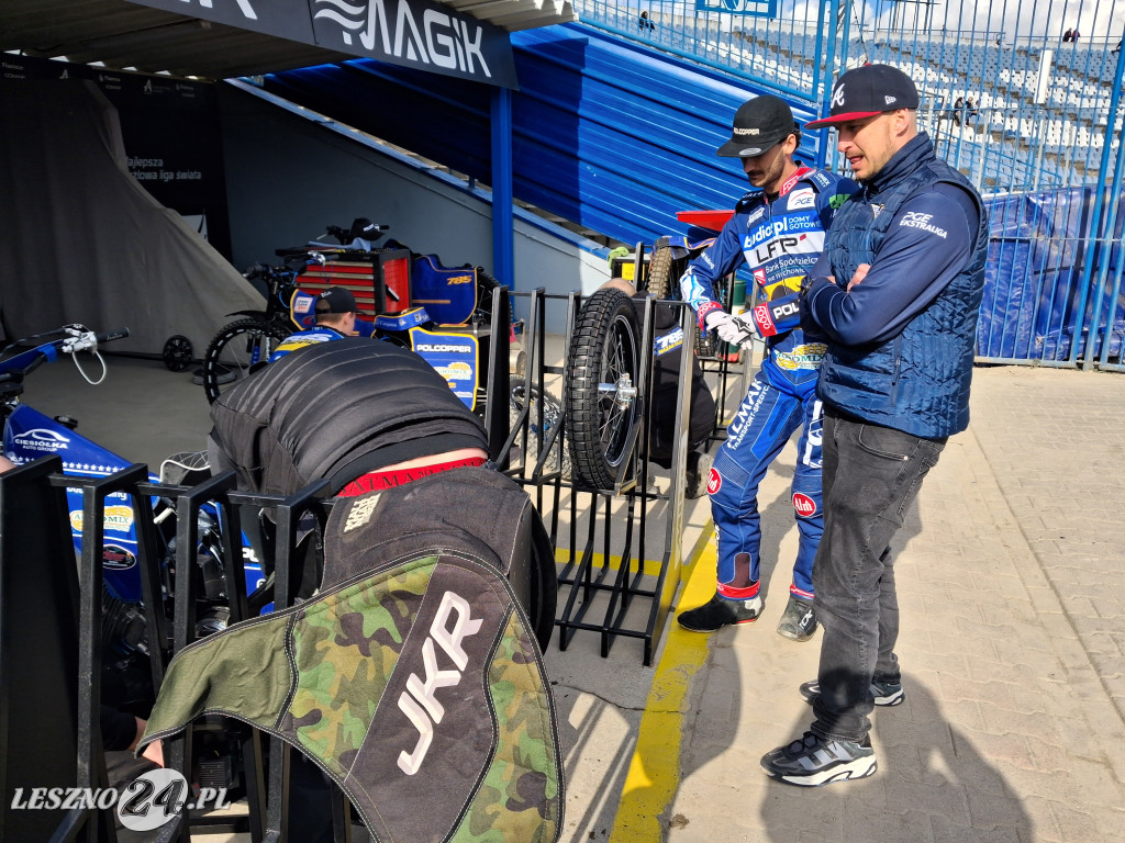 Pierwszy trening żużlowców Fogo Unii na Smoczyku