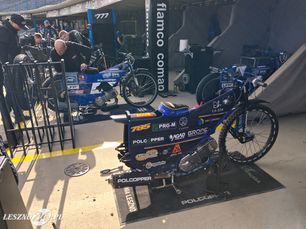 Pierwszy trening żużlowców Fogo Unii na Smoczyku