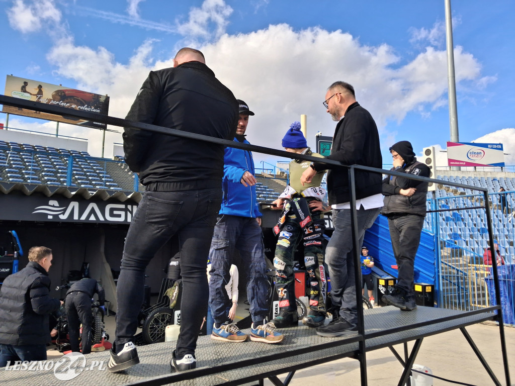 Pierwszy trening żużlowców Fogo Unii na Smoczyku