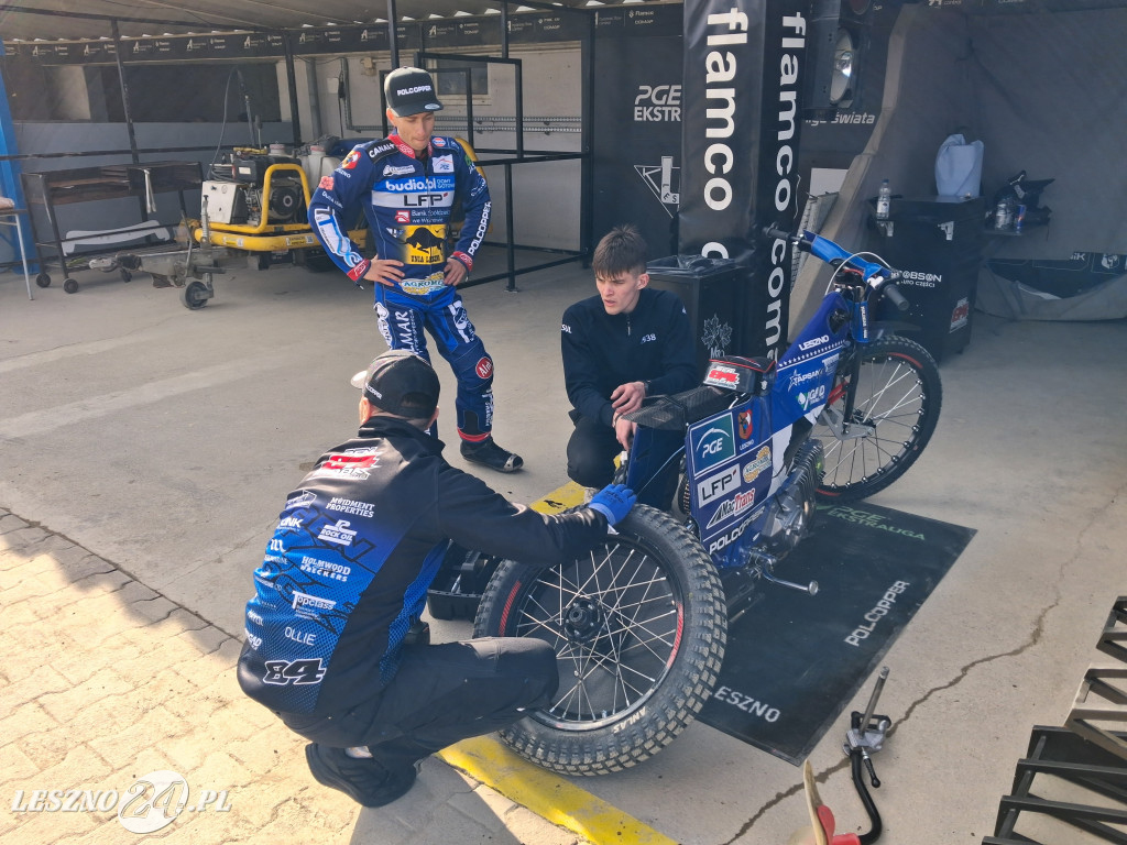 Pierwszy trening żużlowców Fogo Unii na Smoczyku