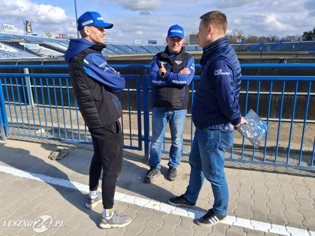 Pierwszy trening żużlowców Fogo Unii na Smoczyku