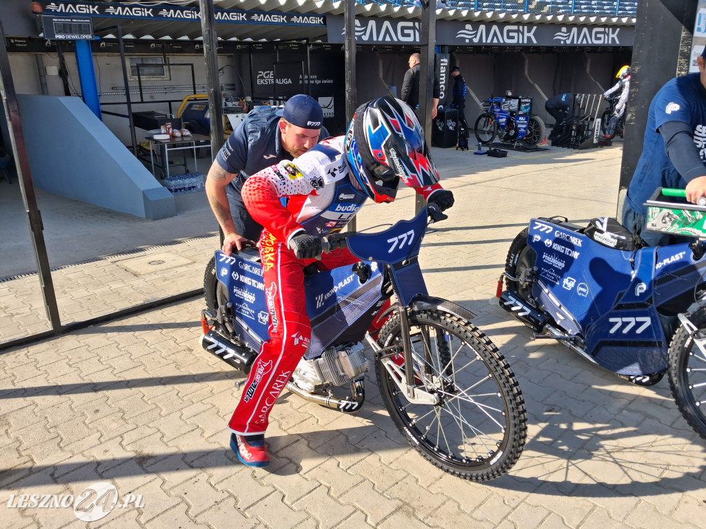 Pierwszy trening żużlowców Fogo Unii na Smoczyku