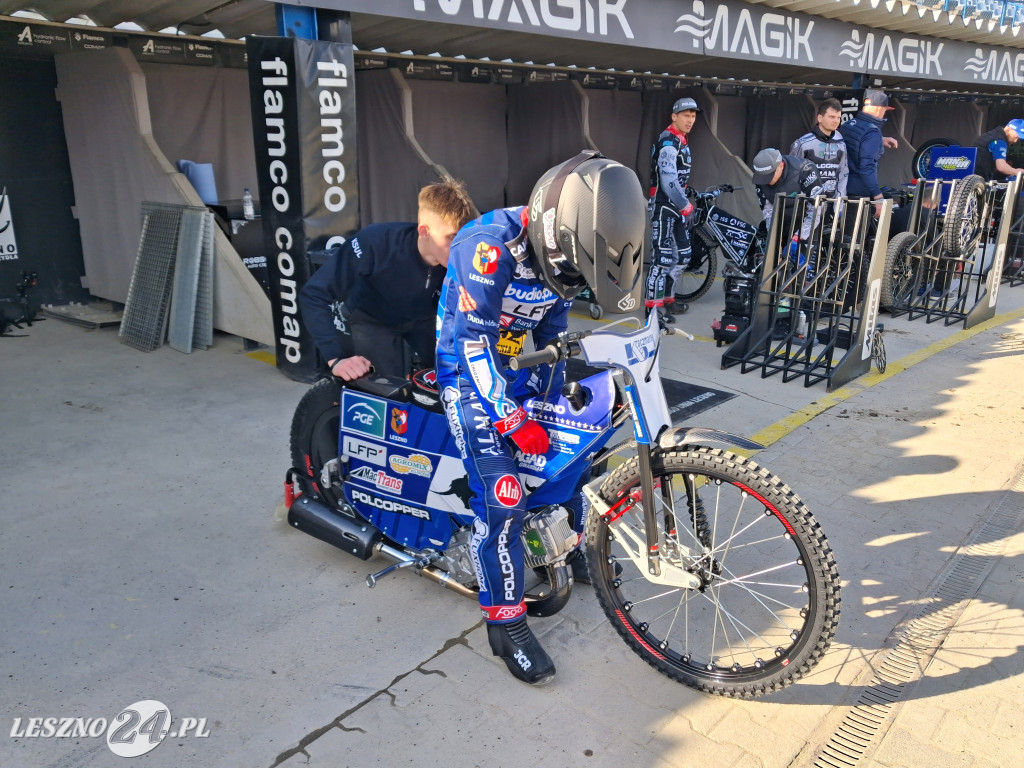 Pierwszy trening żużlowców Fogo Unii na Smoczyku