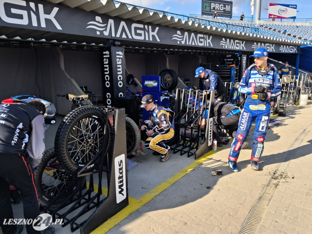 Pierwszy trening żużlowców Fogo Unii na Smoczyku