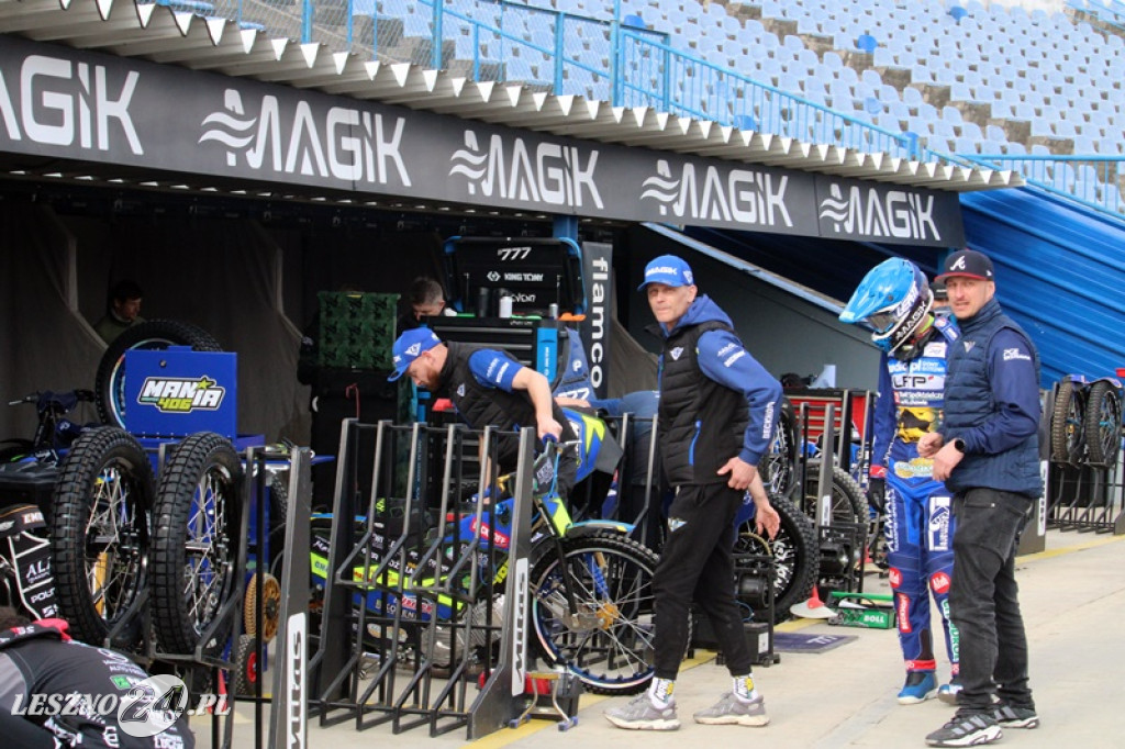 Pierwszy trening żużlowców Fogo Unii na Smoczyku