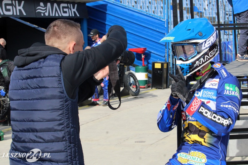 Pierwszy trening żużlowców Fogo Unii na Smoczyku