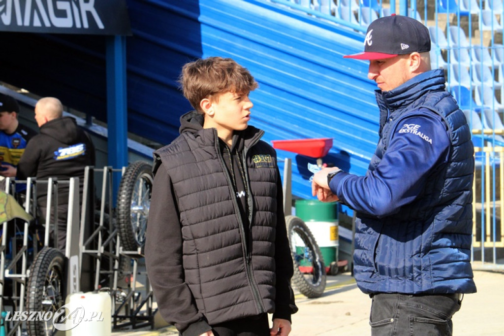 Pierwszy trening żużlowców Fogo Unii na Smoczyku