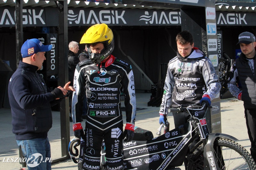 Pierwszy trening żużlowców Fogo Unii na Smoczyku